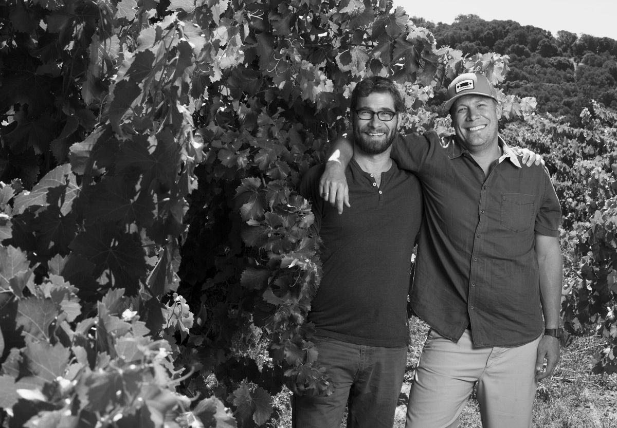 Scot and Jake Bilbro at Limerick Lane Vineyard
